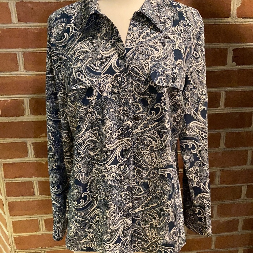 NWT Notations Blouse Size M